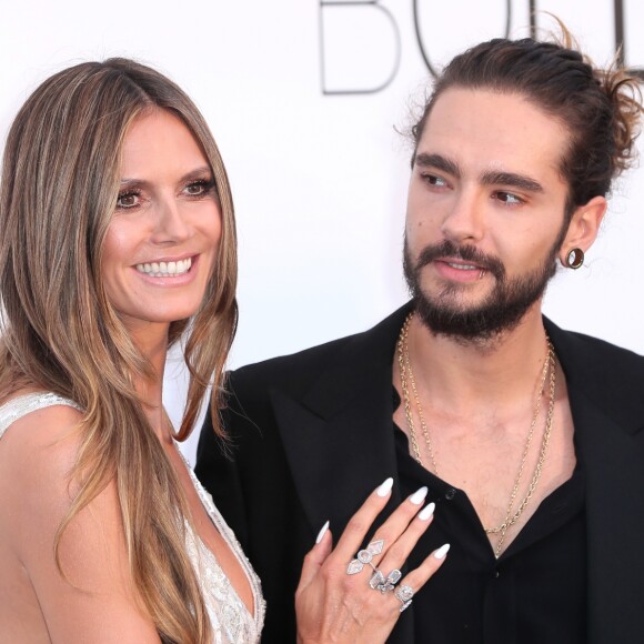 Heidi Klum et son compagnon Tom Kaulitz - Photocall de la soirée "amfAR Gala Cannes 2018" à l'Eden Roc au Cap d'Antibes, le 17 mai 2018. © Jacovides/Borde/Moreau/Bestimage