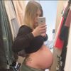 Alexia Mori (Secret Story 7) enceinte de 9 mois.