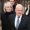 Louis Bodin et sa femme Claire Depeuille-Bodin - Obsèques de la navigatrice française Florence Arthaud en l'église Saint-Séverin à Paris, le 30 mars 2015.