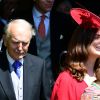 Cressida Bonas en robe Eponine London au mariage de son ex-boyfriend le prince Harry avec Meghan Markle le 19 mai 2018 à Windsor.