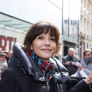 Exclusif - Sophie Marceau en promotion pour son nouveau film 'Mme Mills' à Paris le 5 Mars 2018