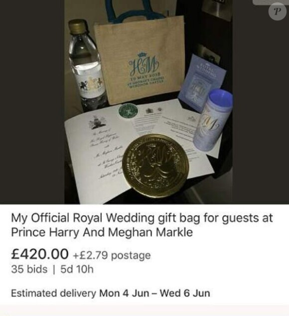Des cadeaux offerts par le prince Harry et Megahn Markle sont revendus sur Ebay.