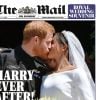 Les unes de quotidiens britanniques au lendemain du mariage du prince Harry et de Meghan Markle, le 20 mai 2018.