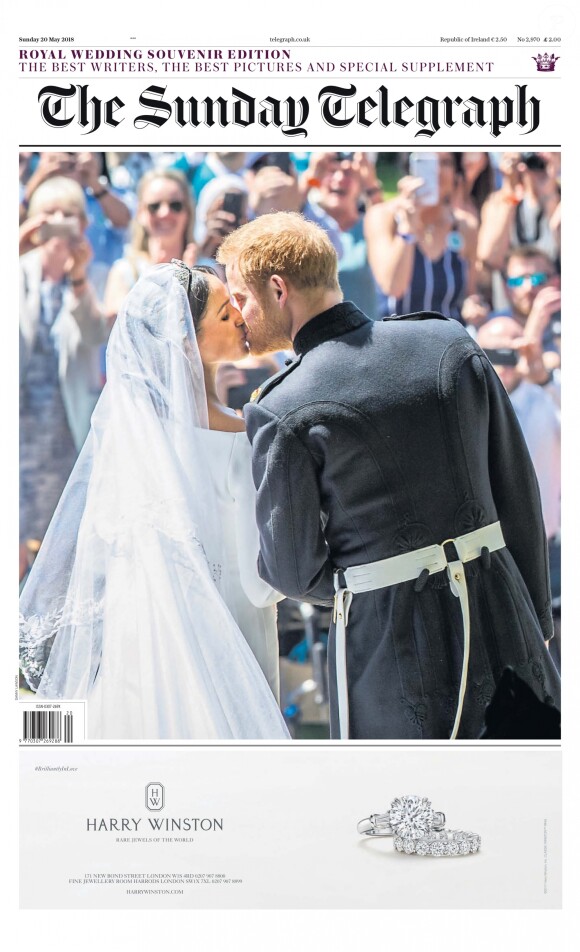 Les unes de quotidiens britanniques au lendemain du mariage du prince Harry et de Meghan Markle, le 20 mai 2018.