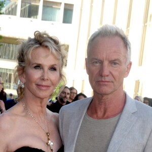 Sting et Trudie Styler assistent au gala du printemps de l'American Ballet Theatre à la Metropolitan Opera House. New York, le 21 mai 2018.