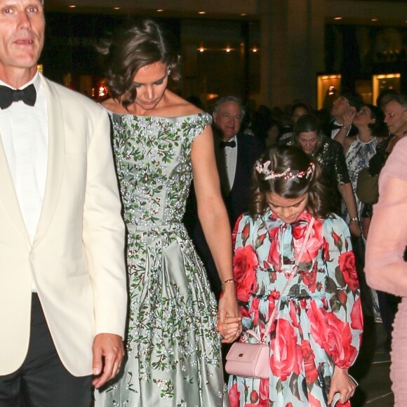 Katie Holmes et sa fille Suri Cruise - Arrivée et sortie des célébrités du American Ballet Theater Spring Gala au Lincoln Center à New York, le 21 mai 2018.