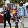Exclusif - Amber Rose retrouve son ex mari Wiz Khalifa pour une journée en famille avec leur fils Sebastian et assister au concert de Taylor Swift à Pasadena, le 19 mai 2018