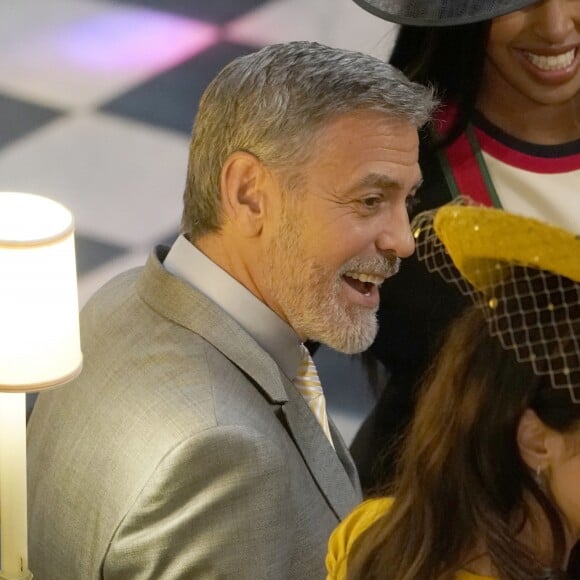 George Clooney et sa femme Amal - Cérémonie de mariage du prince Harry et de Meghan Markle en la chapelle Saint-George au château de Windsor, Royaume Uni, le 19 mai 2018.