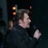 Exclusif - Eddy Mitchell et Johnny Hallyday - Enregistrement de l'émission "Johnny, la soirée événement", pour TF1, décembre 2014