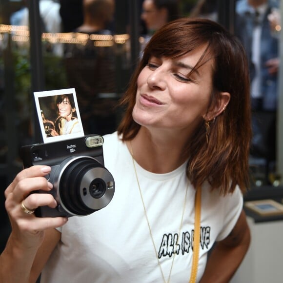 Semi-exclusif - Fauve Hautot - Soirée de lancement de l'appareil photo Instax SQ6 de Fujifilm à l'Instax Square House à Paris le 24 mai 2018.