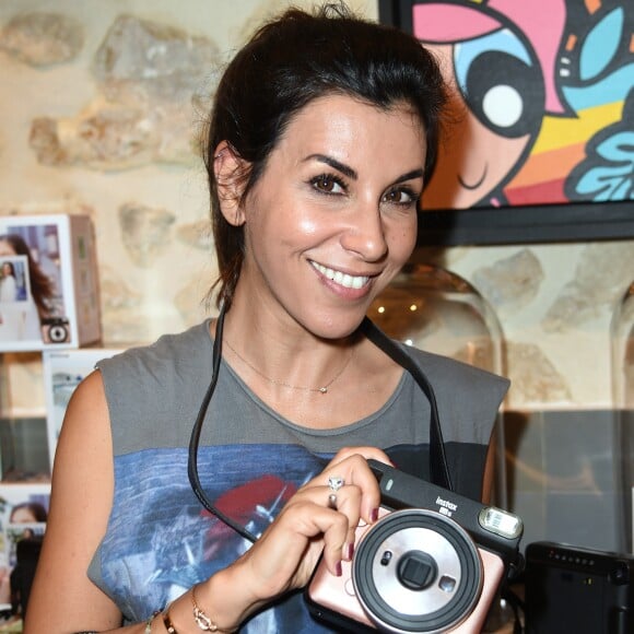 Semi-exclusif - Reem Kherici - Soirée de lancement de l'appareil photo Instax SQ6 de Fujifilm à l'Instax Square House à Paris le 24 mai 2018.