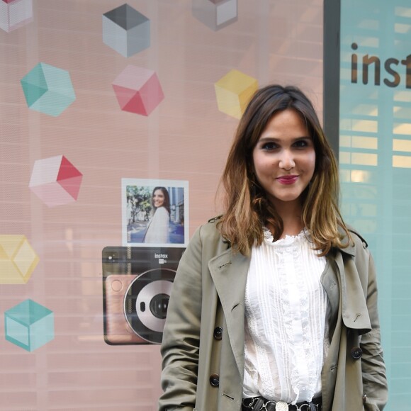 Semi-exclusif - Joyce Jonathan - Soirée de lancement de l'appareil photo Instax SQ6 de Fujifilm à l'Instax Square House à Paris le 24 mai 2018.