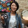 Semi-exclusif - Fleur Pellerin - Soirée de lancement de l'appareil photo Instax SQ6 de Fujifilm à l'Instax Square House à Paris le 24 mai 2018.