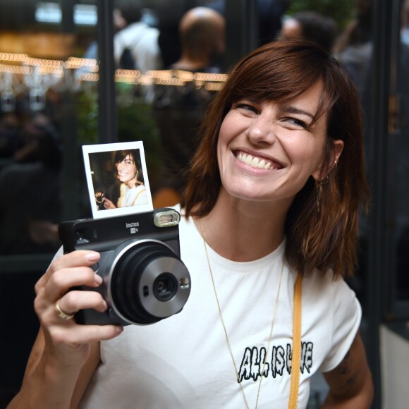 Semi-exclusif - Fauve Hautot - Soirée de lancement de l'appareil photo Instax SQ6 de Fujifilm à l'Instax Square House à Paris le 24 mai 2018.