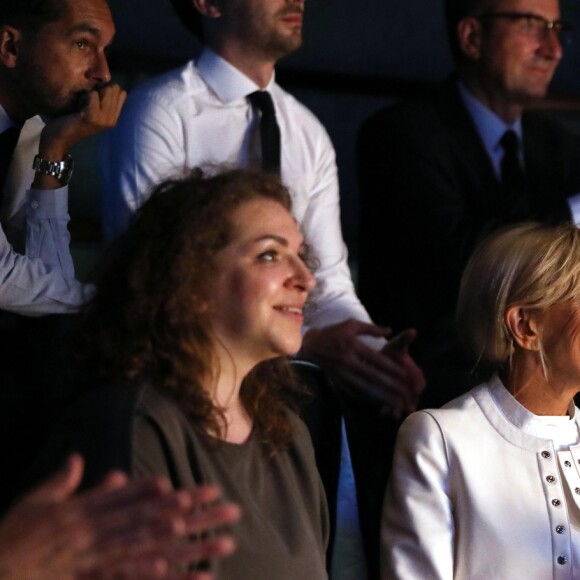 La première dame Brigitte Macron (Trogneux) visite le cirque Upsala à Saint-Pétersbourg, Russie, le 25 mai 2018. © Dominique Jacovides/Bestimage