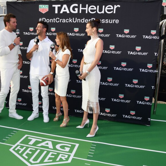 Tom Brady, Daniel Ricciardo, Geri Halliwell et Bella Hadid - Soirée Tag Heuer en marge du 73e Grand Prix de Formule 1 de Monaco, le 26 mai 2018 © Bruno Bebert