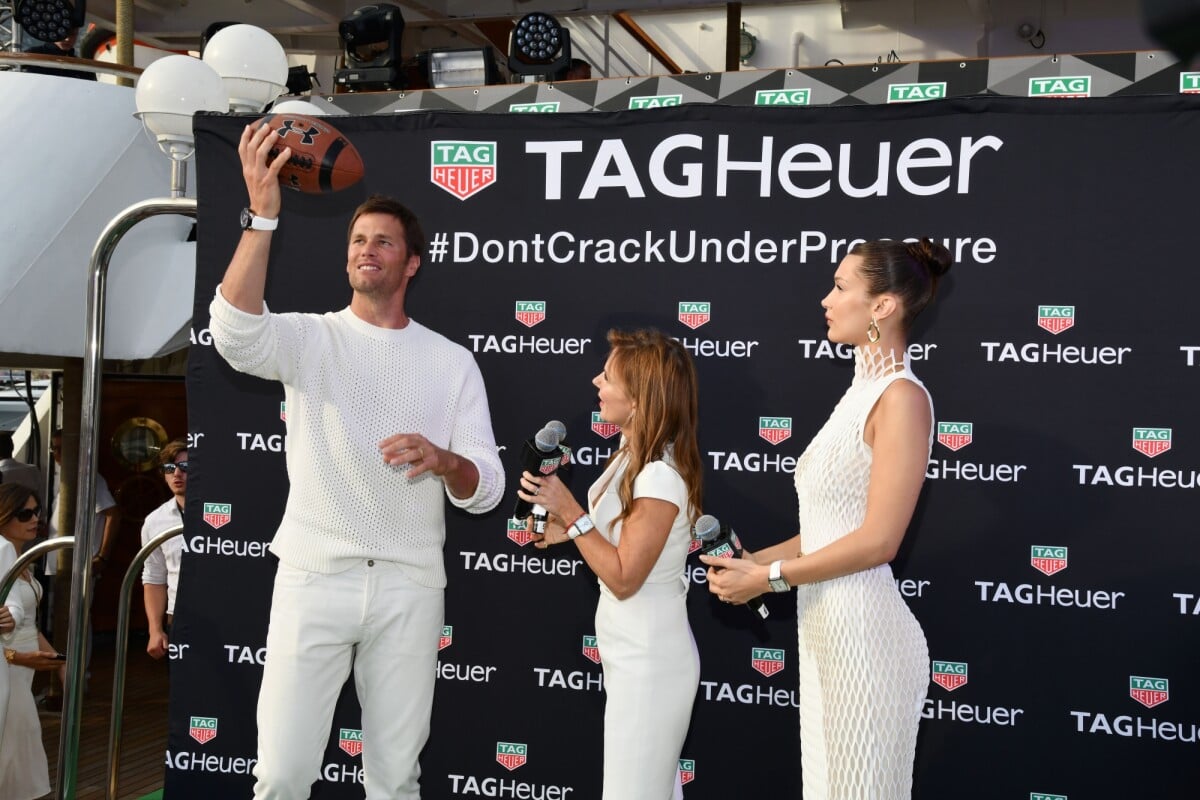 Photo Tom Brady Geri Halliwell et Bella Hadid Soir e Tag