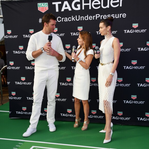 Tom Brady, Geri Halliwell et Bella Hadid - Soirée Tag Heuer en marge du 73e Grand Prix de Formule 1 de Monaco, le 26 mai 2018 © Bruno Bebert