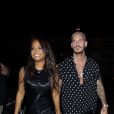 M. Pokora et Christina Milian fêtent leurs anniversaires respectifs avec leurs amis au restaurant "Beauty &amp; Essex" à Los Angeles le 26 septembre 2017.