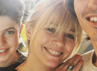 Flavie Flament, maman heureuse et souriante avec ses fils Antoine et Enzo