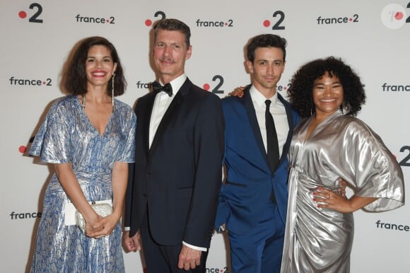 Sarah Manesse,, Jérémy Petit et Maëva Mathon - 30ème cérémonie des Molières 2018 à la salle Pleyel à Paris, France, le 29 mai 2018. © Coadic Guirec/Bestimage