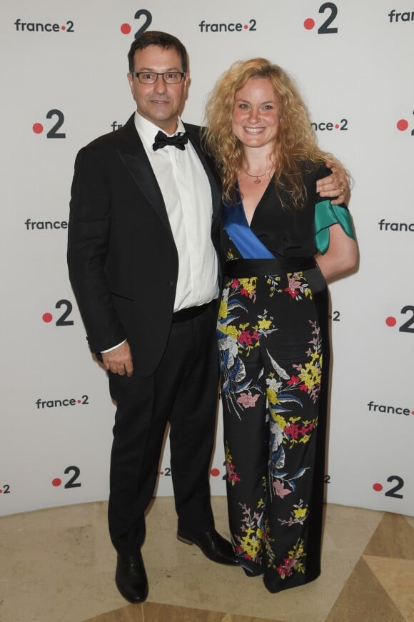 Jean-Philippe Daguerre (smoking Society Room) et Charlotte Matzneff - 30ème cérémonie des Molières 2018 à la salle Pleyel à Paris, France, le 29 mai 2018. © Coadic Guirec/Bestimage