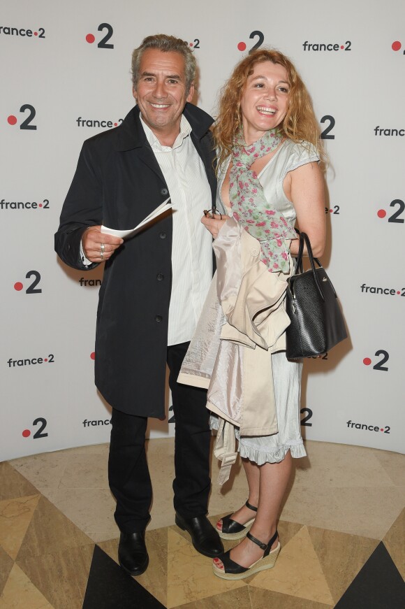Manuel Gélin et sa femme Juliette Meyniac - 30ème cérémonie des Molières 2018 à la salle Pleyel à Paris, France, le 29 mai 2018. © Coadic Guirec/Bestimage