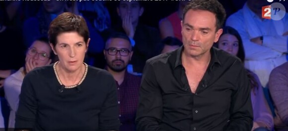 Christine Angot et Yann Moix, "On n''est pas couché", France 2, samedi 30 septembre 2017