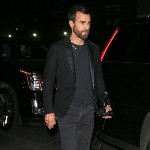 E. Stone et Justin Theroux quittent séparément l'after part du Met gala à New York, le 7 mai 2018