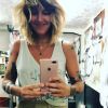 Daphné Bürki s'est rendue dans un salon de tatouages de Londres, le Tattoo 13 in Soho. Instagram, août 2017.