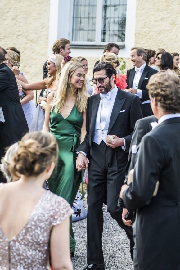 Clara Hellencreutz, Fares Fares au mariage de Louise Gottlieb et Gustav Thott à Hölö au sud de Stockholm le 2 juin 2018.