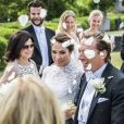 Louise Gottlieb, amie d'enfance de la princesse Madeleine de Suède, et Gustav Thott ont célébré leur mariage à Hölö au sud de Stockholm le 2 juin 2018.