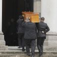 Obsèques de Paulette Coquatrix au crématorium du Père-Lachaise à Paris. Le 5 juin 2018