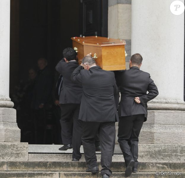 Obsèques de Paulette Coquatrix au crématorium du Père-Lachaise à Paris. Le 5 juin 2018
