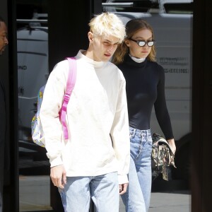 Anwar et Gigi Hadid à New York, le 4 juin 2018.