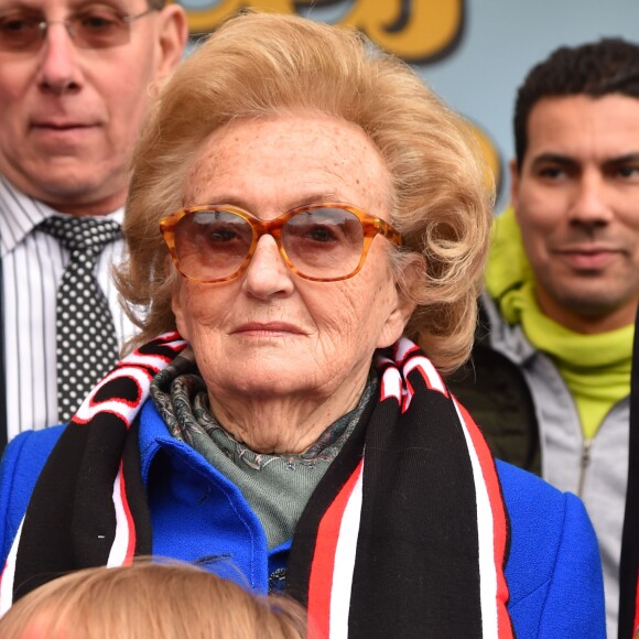 Bernadette Chirac, Conseillère générale de la Corrèze, ex-Première dame et épouse de l'ancien président Jacques Chirac, participe à l'opération des Pièces Jaunes à Nice le 6 février 2016. © Bruno Bebert/Bestimage