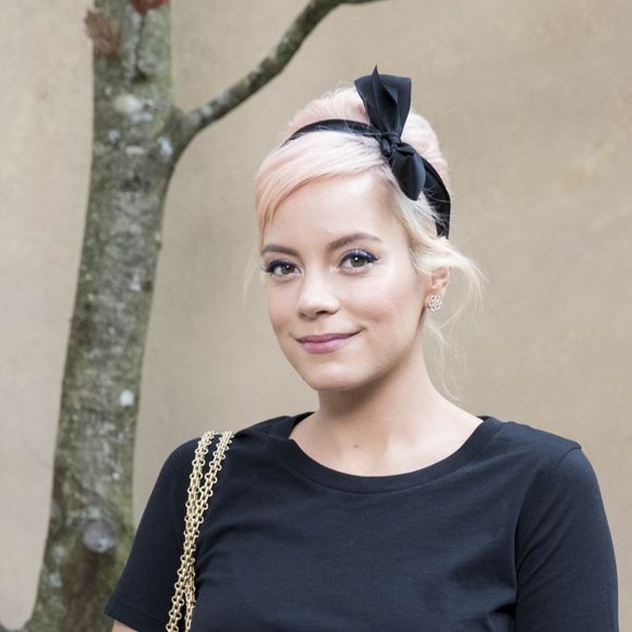 Lily Allen - People au défilé de mode automne-hiver 2018/2019 "Chanel" au Grand Palais à Paris le 6 mars 2018. © Olivier Borde/Bestimage