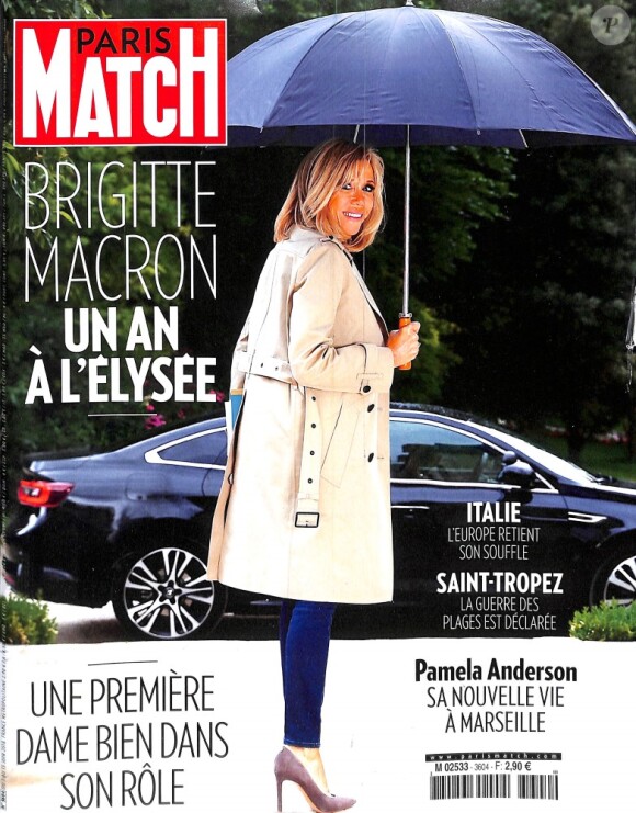 Couverture du magazine "Paris Match", numéro 3604 en kiosques le 7 juin 2018.