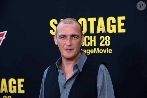 Alan O'Neill lors de la première du film "Sabotage" au cinéma "The Regal " à Los Angeles, le 19 mars 2014.