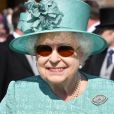 La reine Elizabeth II lors de la première garden party de l'année 2018 au palais de Buckingham à Londres le 15 mai 2018.