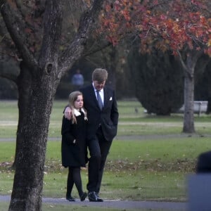 Le roi Willem Alexander et la princesse Ariane - Obsèques de Ines Zorreguieta, la soeur de la reine Maxima des Pays Bas à Buenos Aires en Argentine; La petite soeur de la reine Maxima des Pays-Bas a été retrouvée morte à Buenos Aires. Agée de 33 ans, Inés Zorreguieta se serait suicidée. Buenos Aires le 8 juin 2018