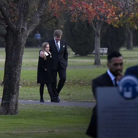 Le roi Willem Alexander et la princesse Ariane - Obsèques de Ines Zorreguieta, la soeur de la reine Maxima des Pays Bas à Buenos Aires en Argentine; La petite soeur de la reine Maxima des Pays-Bas a été retrouvée morte à Buenos Aires. Agée de 33 ans, Inés Zorreguieta se serait suicidée. Buenos Aires le 8 juin 2018