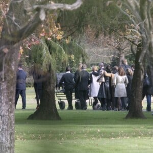 La famille et les amis suivent le cercueil - Obsèques de Ines Zorreguieta, la soeur de la reine Maxima des Pays Bas à Buenos Aires en Argentine; La petite soeur de la reine Maxima des Pays-Bas a été retrouvée morte à Buenos Aires. Agée de 33 ans, Inés Zorreguieta se serait suicidée. Buenos Aires le 8 juin 2018