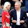 François de Rugy, président de l'Assemblée nationale, et sa femme Séverine Servat, journaliste à Gala dans les tribunes des Internationaux de France de Tennis de Roland-Garros à Paris, le 10 juin 2018. © Dominique Jacovides - Cyril Moreau/Bestimage