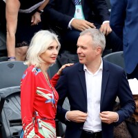 François de Rugy et son épouse Séverine Servat à Roland-Garros pour Nadal