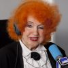 Yvette Horner dans l'émission de radio "On repeint la musique" à Paris, le 16 mai 2012