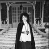 Yvette Horner photographiée chez elle en 1980. La reine de l'accordéon est morte à 95 ans le 11 juin 2018.