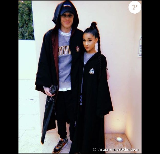 Pete Davidson et sa chérie Ariana Grande sur Instagram, le 30 mai 2018.