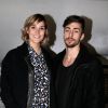 Camille Lou et son compagnon Gabriele à l'Inauguration de l'exposition photographique de Nikos Aliagas intitulée "Corps et âmes" à la Conciergerie à Paris, le 23 Mars 2016.