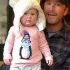 Bode Miller avec sa fille Emeline Grier Miller sur Instagram le 26 novembre 2017.